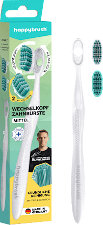 Zahnbürste Eco Change mit Aufsteckbürsten happybrush