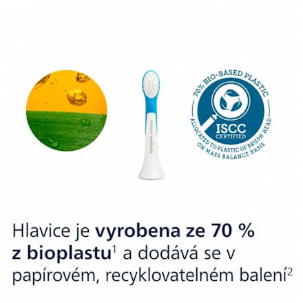 náhradní hlavice For Kids mini, Soft Philips Sonicare