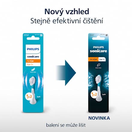 náhradní hlavice For Kids mini, Soft Philips Sonicare