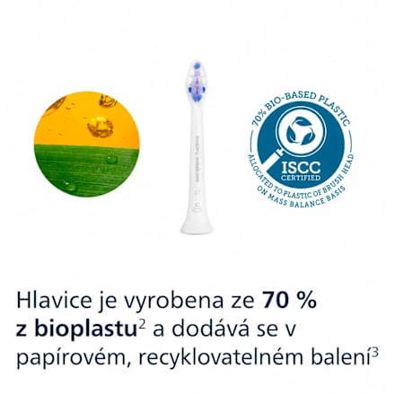 náhradní hlavice S2 Sensitive, Extra Soft bílé Philips Sonicare