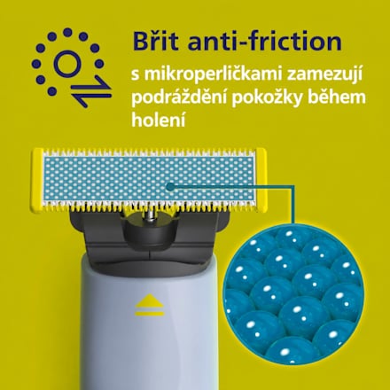 náhradní břity Anti-Friction QP235/50 PHILIPS OneBlade