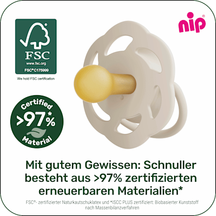 Schnuller Cherry night blau/mint Gr. 1,  0-6 Monate Nip
