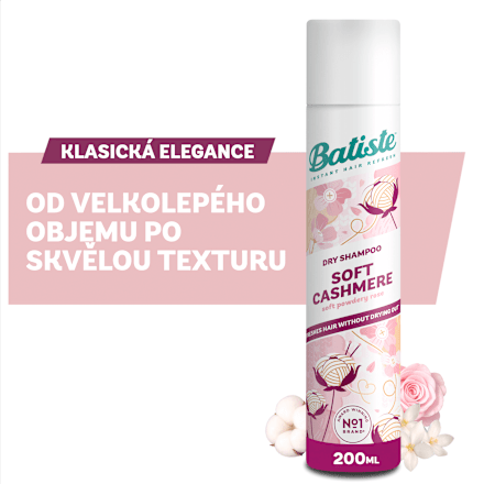 suchý šampon na vlasy Soft Cashmere Batiste