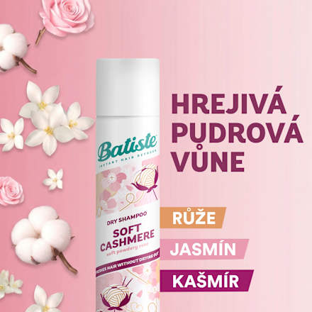 suchý šampon na vlasy Soft Cashmere Batiste