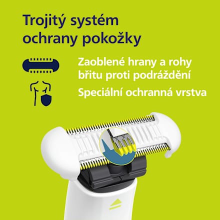 náhradní holicí břity Intimate SkinProtect QP229/50 PHILIPS OneBlade
