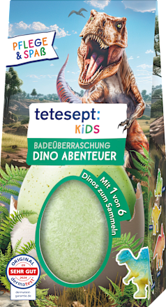 Kinder Badezusatz Badeüberraschung T-Rex-World tetesept: KIDS