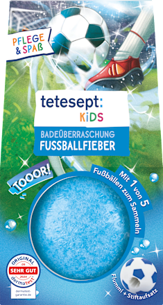Kinder Badezusatz Badeüberraschung Fußballfieber tetesept: KIDS