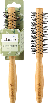 Perie de păr rotundă din bambus ebelin