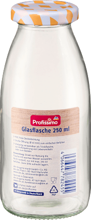 Glasflasche sortiert Profissimo
