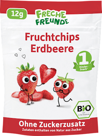 Kindersnacks Fruchtchips Erdbeere ab 3 Jahren Freche Freunde