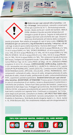 Ultra szenzitív mosópor színes textíliákhoz Denkmit