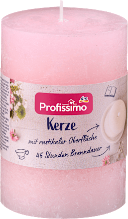 Rustikkerze 100/68 Rosa Profissimo