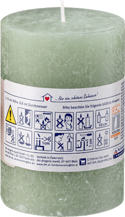 Rustikkerze 100/68 Salbei Profissimo