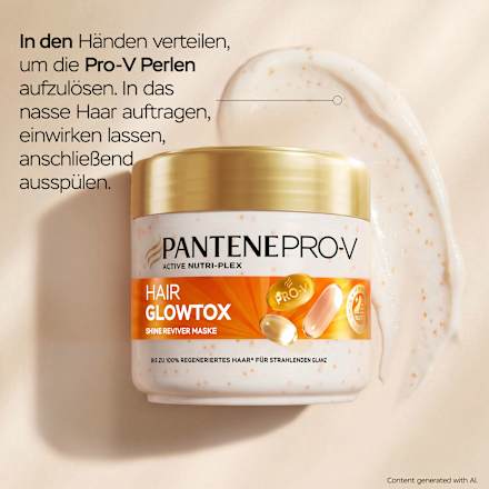 Haarkur Glowtox PANTENE PRO-V
