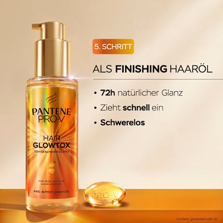 Haaröl Glowtox PANTENE PRO-V