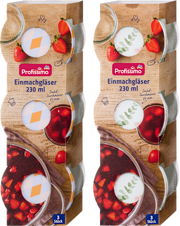 Einmachgläser 230ml Profissimo