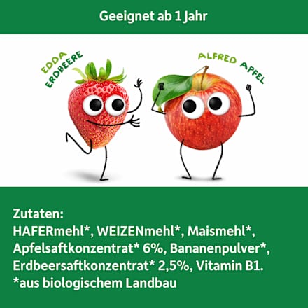 Kindermüsli Apfel & Erdbeere ab 1 Jahr Freche Freunde