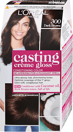 Barva za lase, 300 Espresso L'ORÉAL PARiS casting CRÈME GLOSS