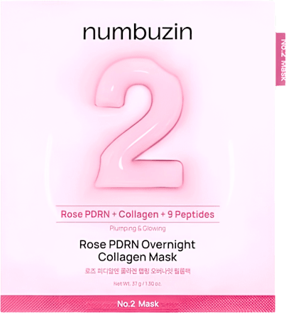hydrogelová pleťová maska 2 Rose PDRN numbuzin