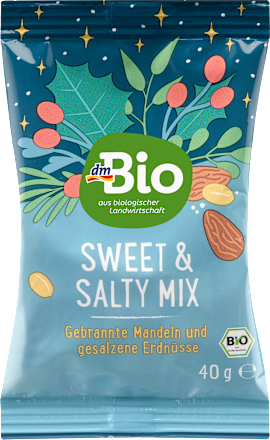 Nussmischung, Sweet & Salty, Adventskalender zum Selbstgestalten 2026 dmBio