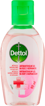 Antibakteriálny gél na ruky s harmančekom Dettol