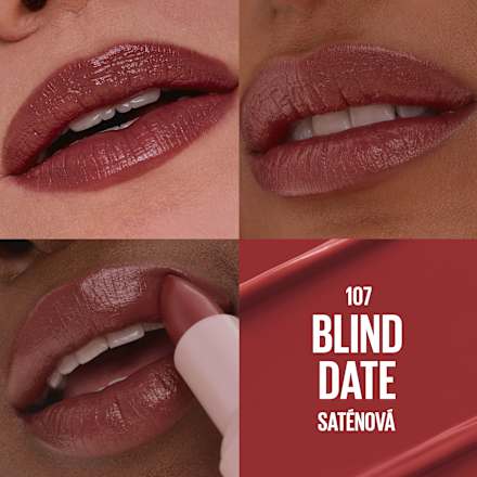 rtěnka Serum Lipstick, 107 Blind Date MAYBELLINE NEW YORK