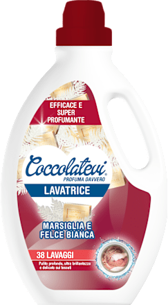 Detersivo lavatrice marsiglia e felce bianca Coccolatevi