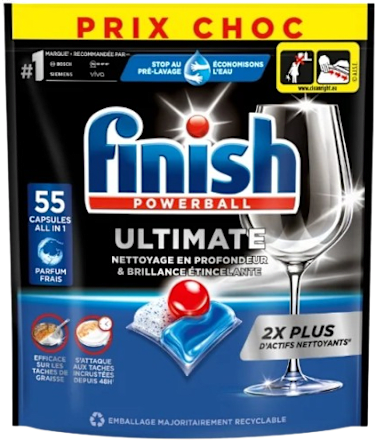 Detergent tablete pentru mașina de spălat vase Ultimate Finish
