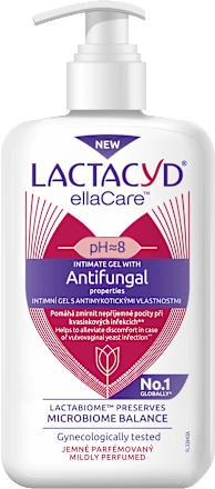 Intímny gél s antimikotickými vlastnosťami Antifungal LACTACYD