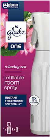 Utántölthető légfrissítő spray és készülék Relaxing Zen glade
