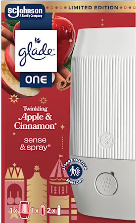 Légfrissítő készülék Sense&Spray, Fahéjas alma glade