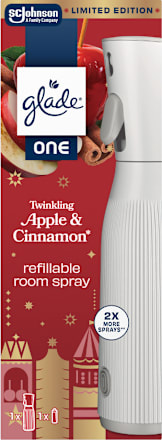 Utántölthető légfrissítő spray és készülék Apple&Cinnemon illattal glade