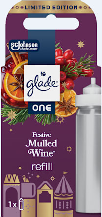 Légfrissítő aeroszol utántöltő Festive Mulled Wine illattal glade