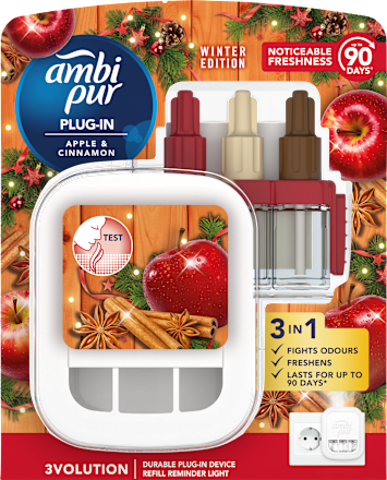 3Vol légfrissítő készülék fűszeres alma illatú utántöltővel ambi pur