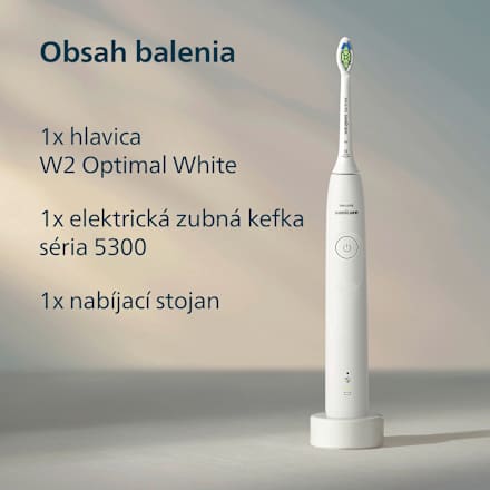Sonická elektrická zubná kefka 5300, biela Philips Sonicare