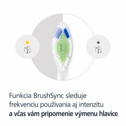 Náhradné hlavice Sonicare W2 Optimal White, Medium Soft, biela Philips Sonicare