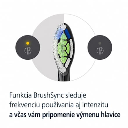 Náhradné hlavice Sonicare W2 Optimal White Medium Soft 2+1 GRATIS, čierna Philips Sonicare