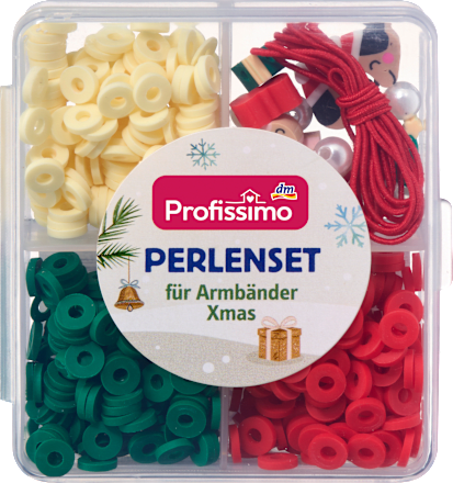Perlenset für Armbänder Xmas Profissimo