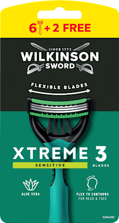 Pánske jednorazové holiace strojčeky Xtreme3 Sensitive WILKINSON SWORD