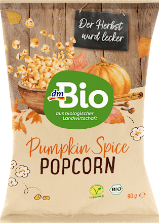 Popcorn s dýňovým kořením dmBio