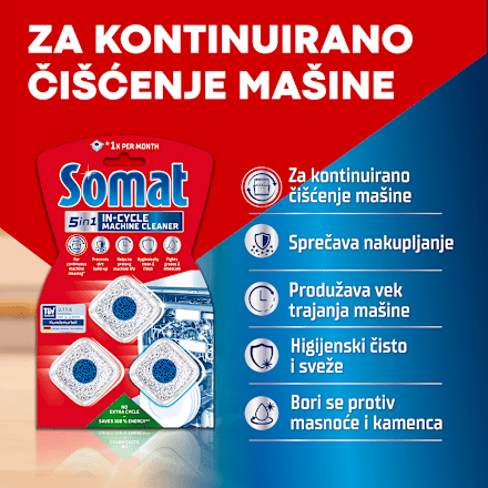 DUO MACHINE CLEANER - tablete za čišćenje mašina za pranje sudova Somat