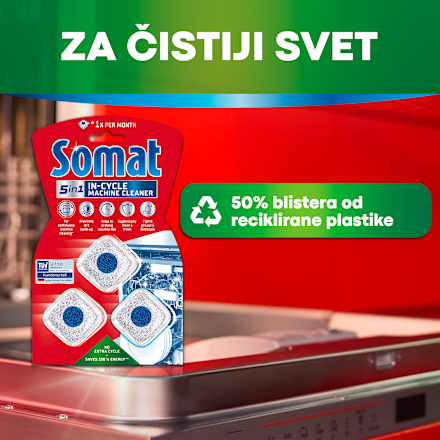 DUO MACHINE CLEANER - tablete za čišćenje mašina za pranje sudova Somat