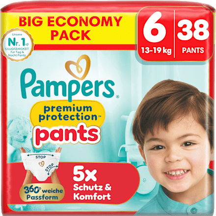 Baby Pants Gr. 6 XL (13-19 kg) Big Pack Pampers premium protection