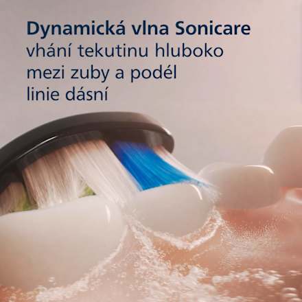 náhradní hlavice Optimal White, Medium Soft černé Philips Sonicare