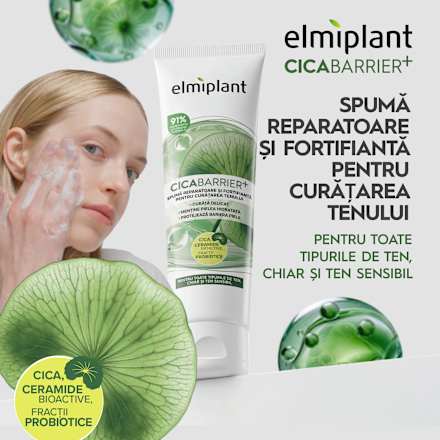 Spumă de curățare reparatoare și fortifiantă Elmiplant