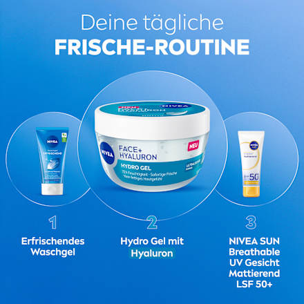 Gesichtscreme Face+ Hyaluron Hydro Gel NIVEA