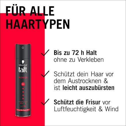 Haarlack POWER Halt 5 Schwarzkopf taft
