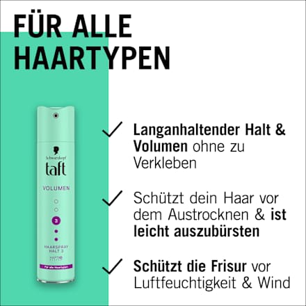 Haarspray VOLUMEN Halt 3 Schwarzkopf taft