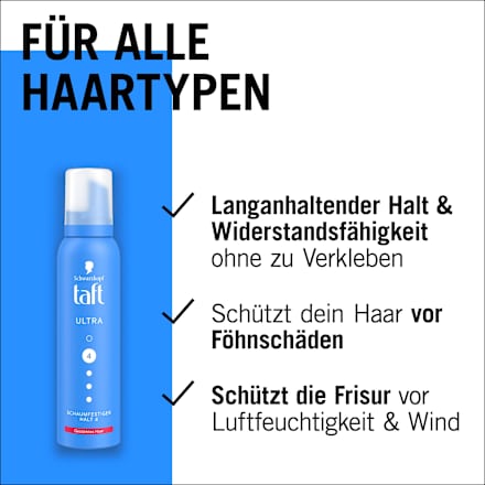 Schaumfestiger Ultra, gestärktes Haar Schwarzkopf taft