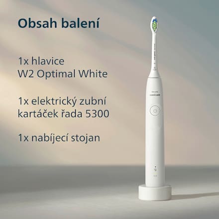 sonický elektrický zubní kartáček 5300 HX7108/01, bílý Philips Sonicare